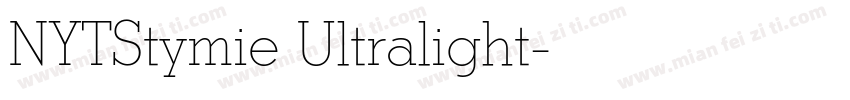 NYTStymie Ultralight字体转换